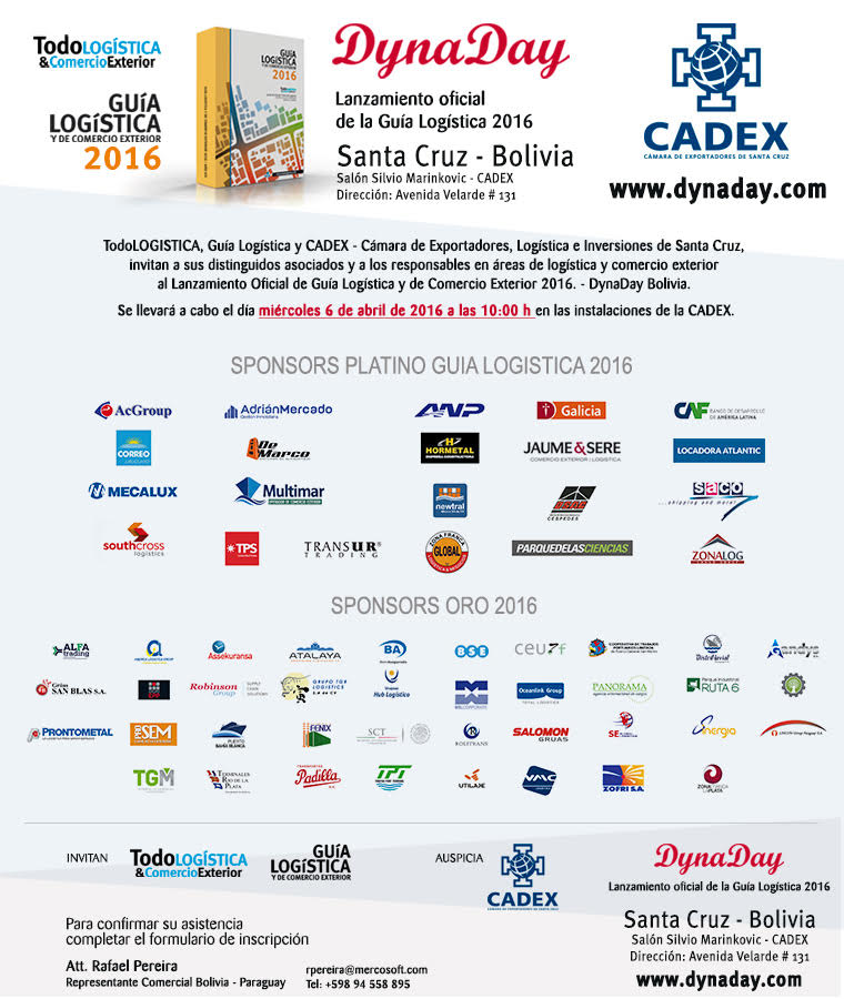 Invitacion Lanzamiento Guía Logística PY